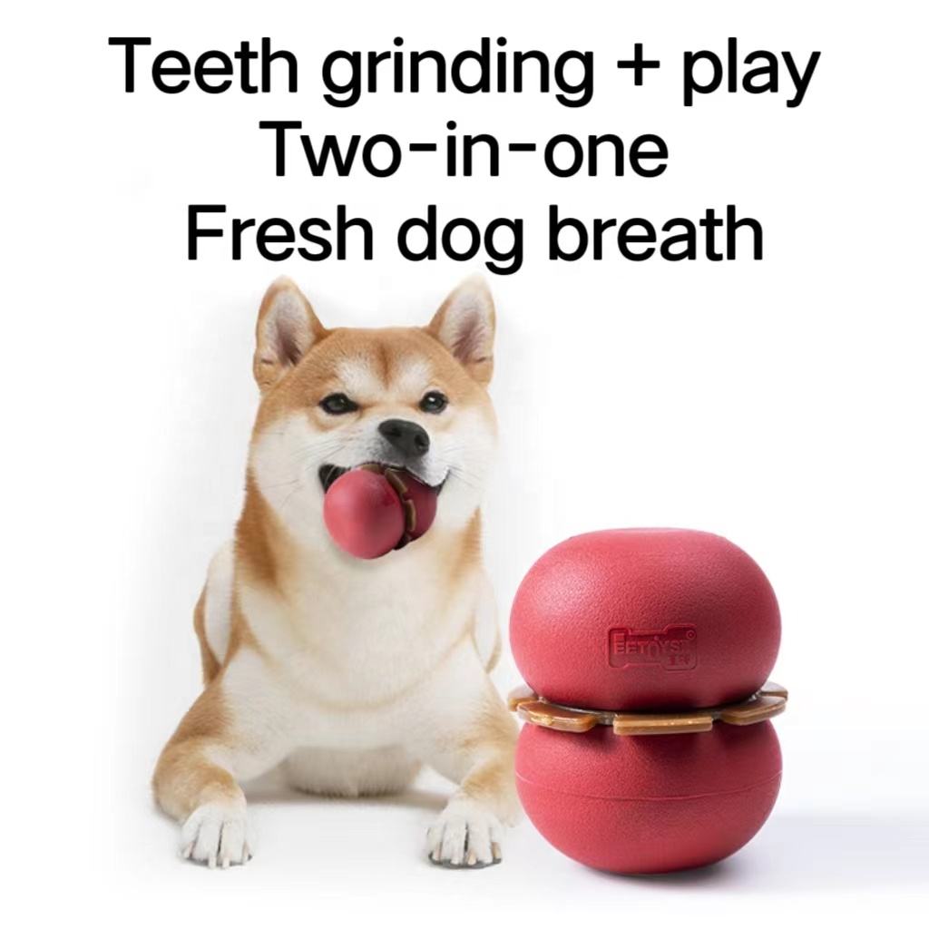 Interactive Dog Treat Dispenser Chew Toy for Boredom