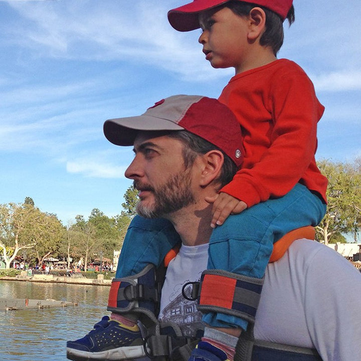 Toddler Shoulder Carrier with Cushioned Hip Seat Support