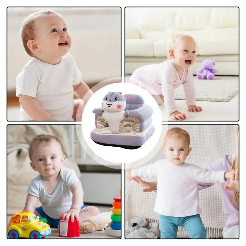 Toddler Floor Seat With Cushioned All-Around Support