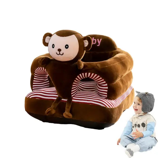 Toddler Floor Seat With Cushioned All-Around Support