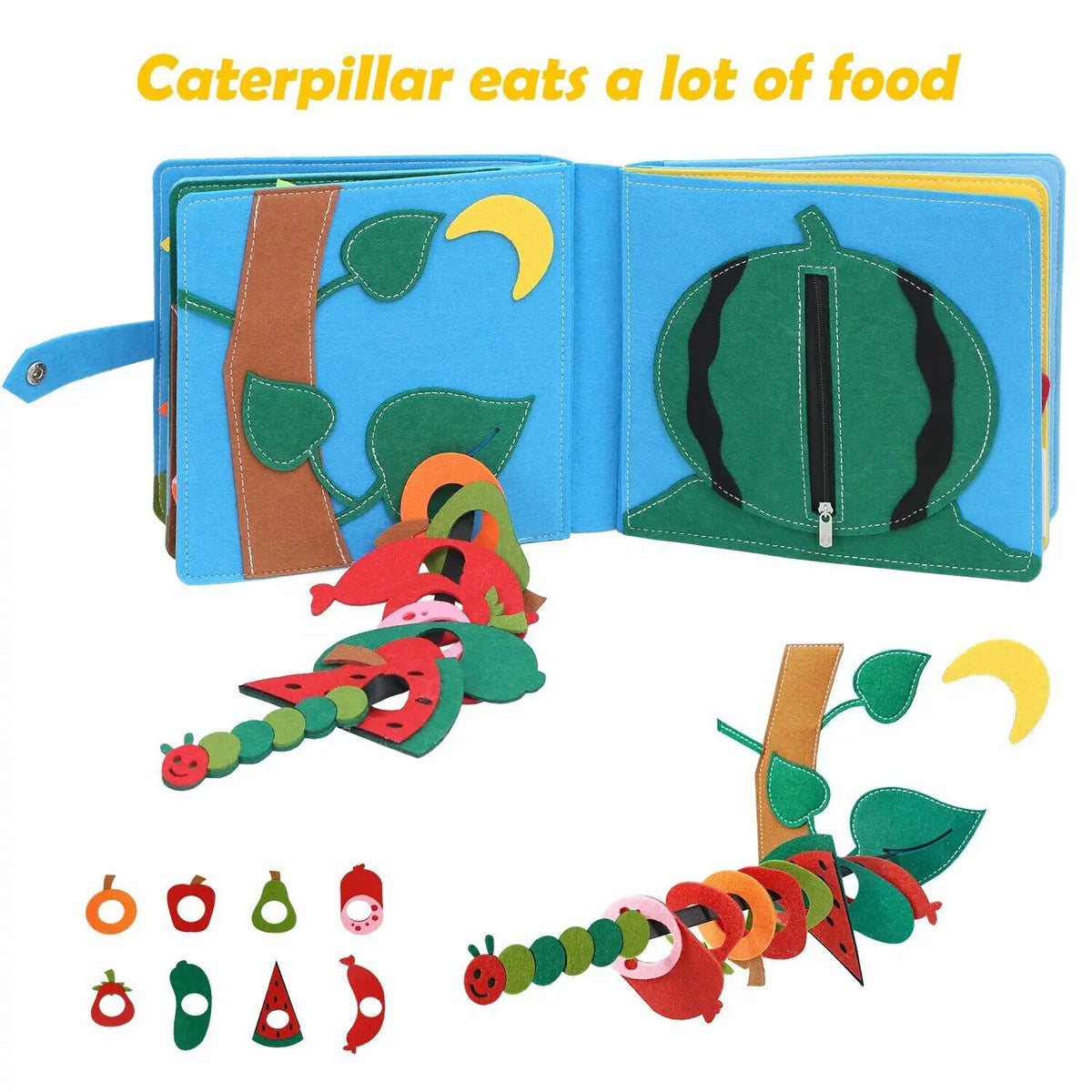 Montessori Farm Busy Board Quiet Book for Toddlers