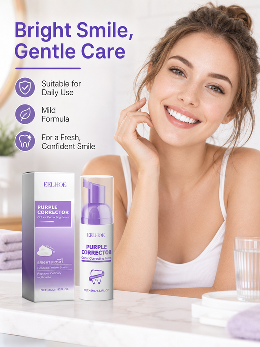 Teeth Whitening Mousse — Neutralise Yellow Stains