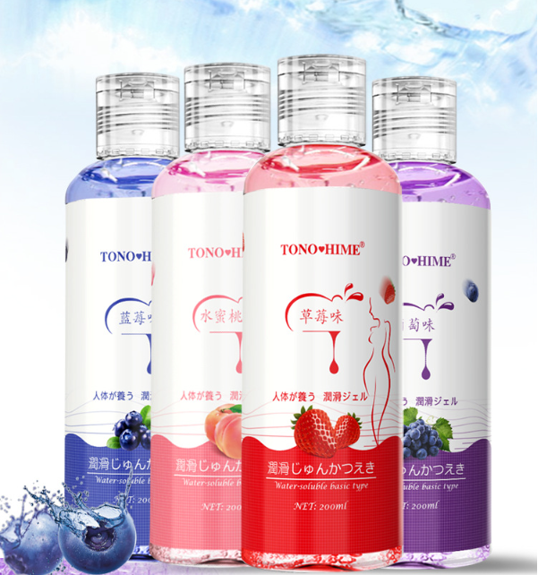 Fruit Flavor Water-Based Lubricant for Smooth Intimacy