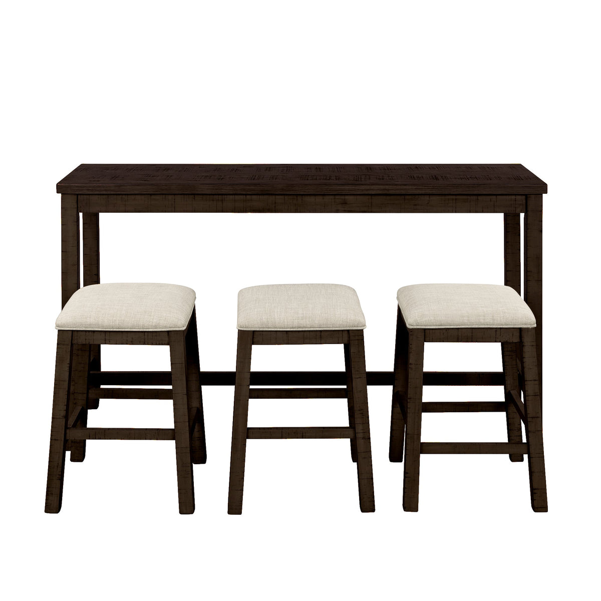 Counter Height Dining Set with Built-In Charging Outlets