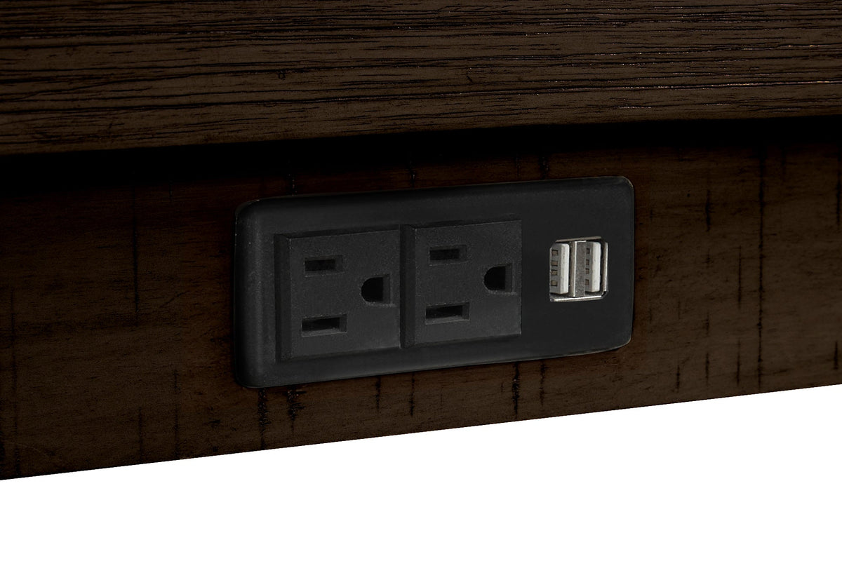 Counter Height Dining Set with Built-In Charging Outlets