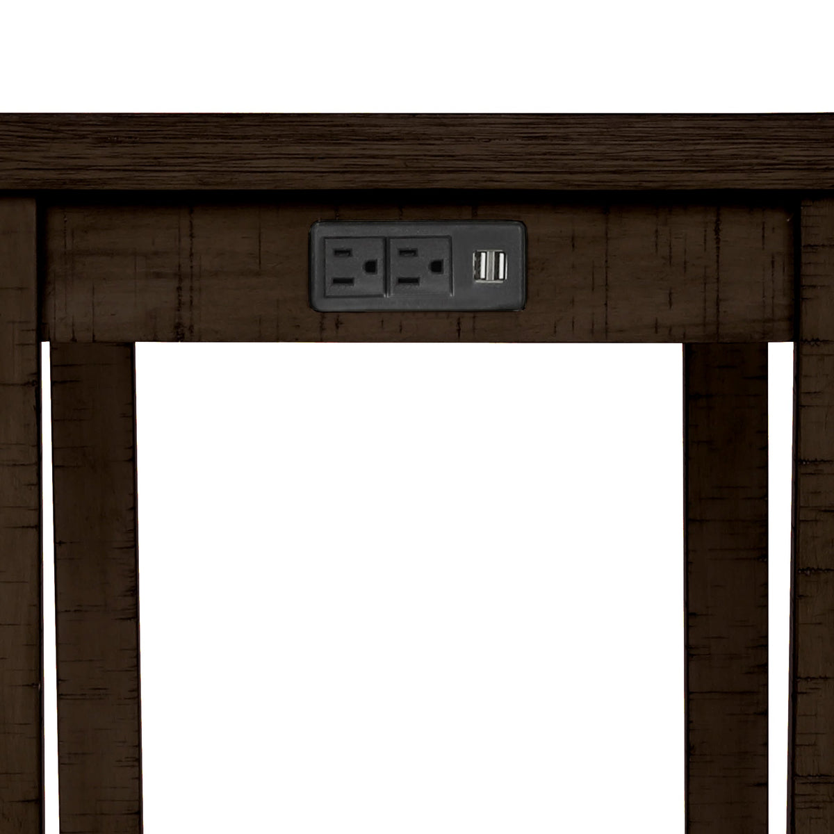 Counter Height Dining Set with Built-In Charging Outlets