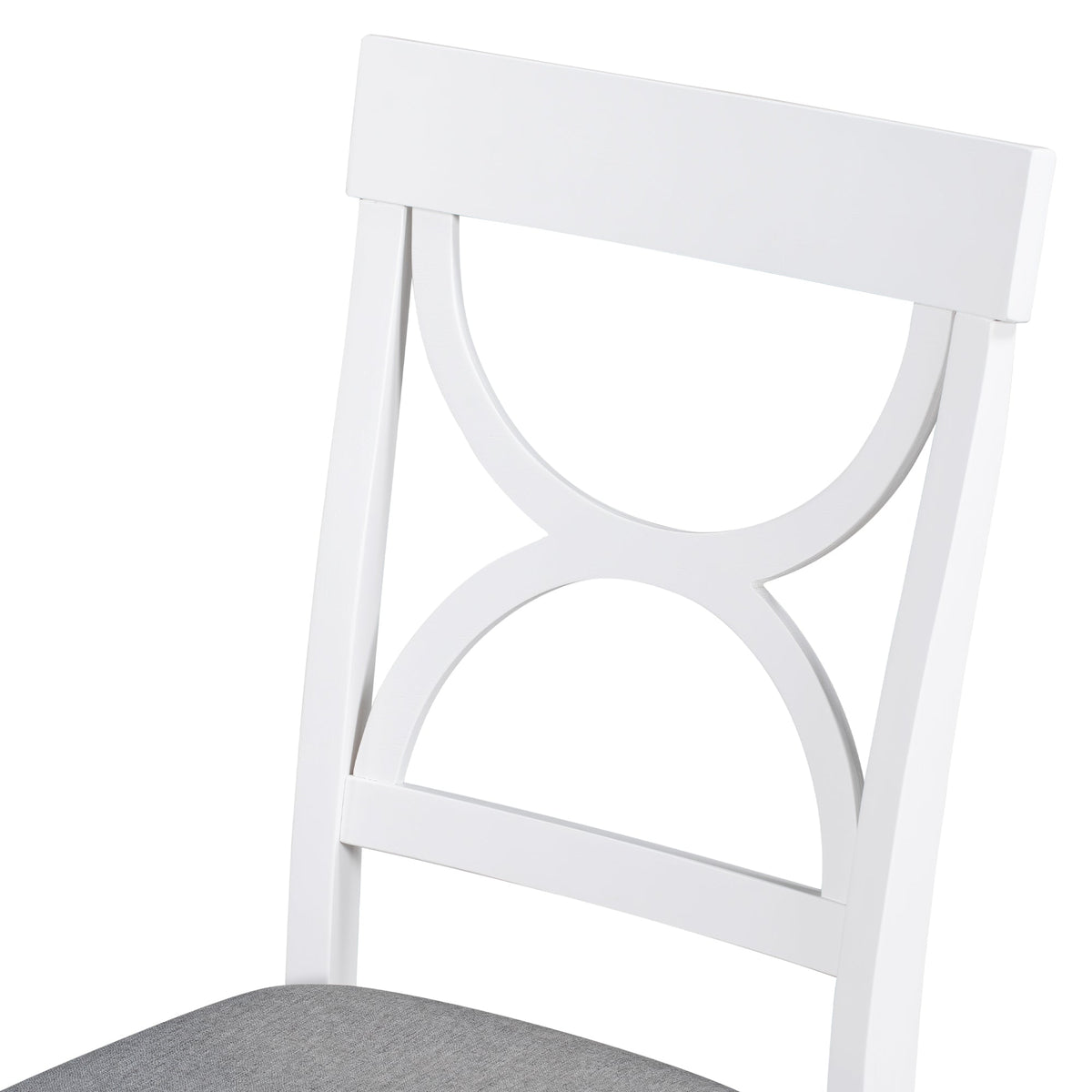 Farmhouse 6-Piece Dining Table Set with Bench and 4 Chairs