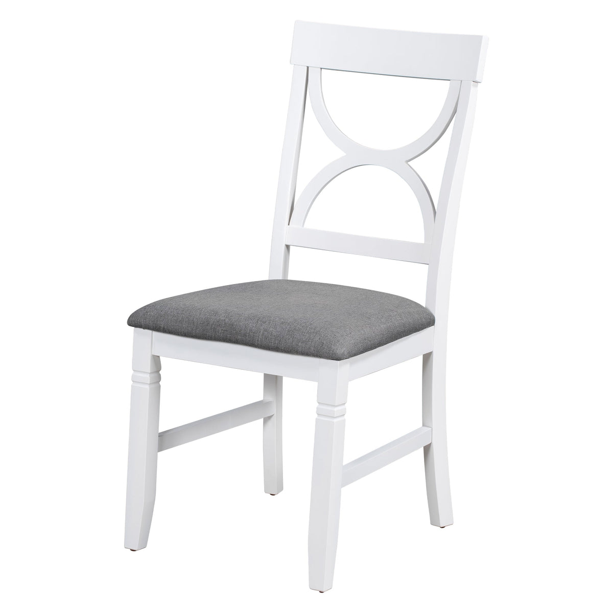 Farmhouse 6-Piece Dining Table Set with Bench and 4 Chairs