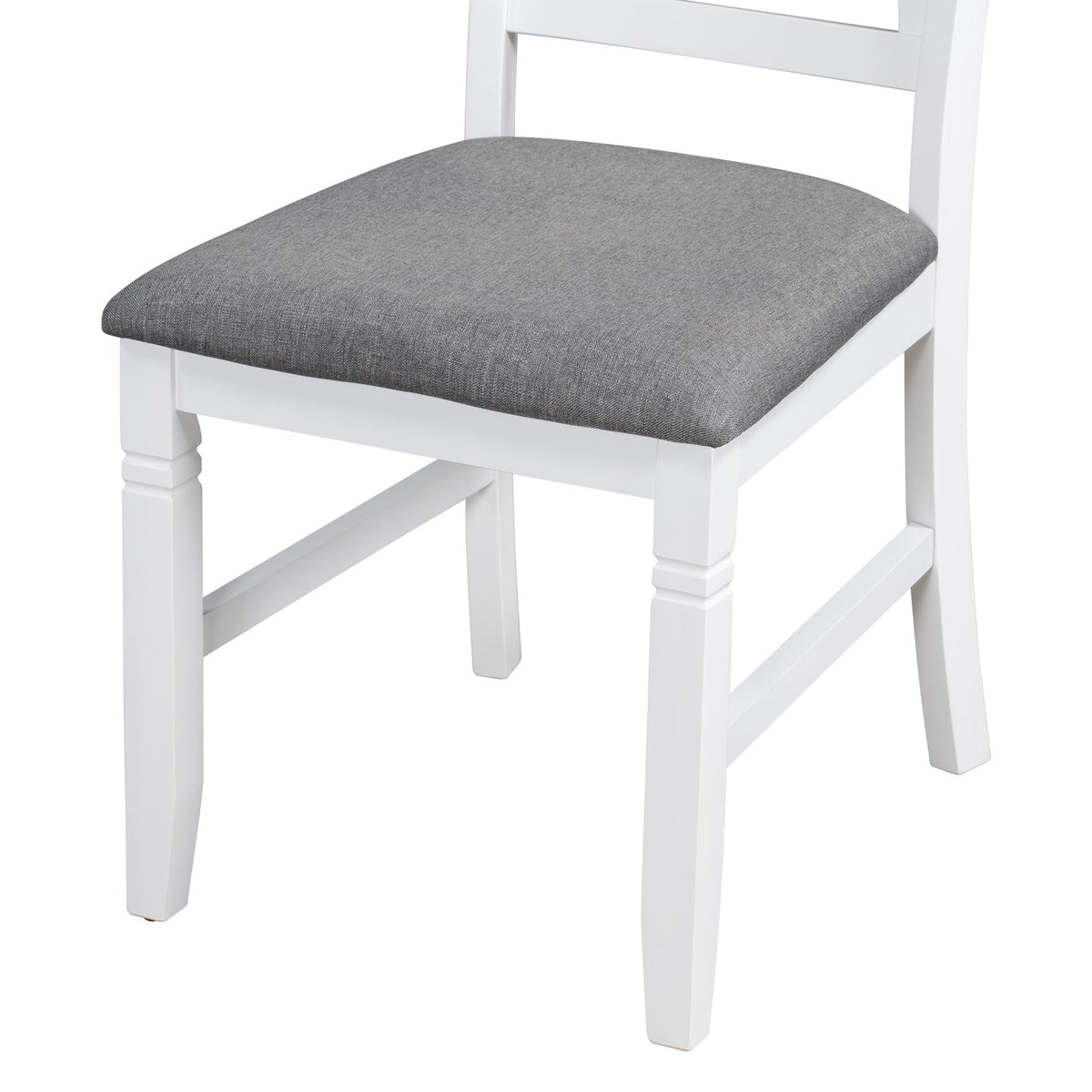 Farmhouse 6-Piece Dining Table Set with Bench and 4 Chairs