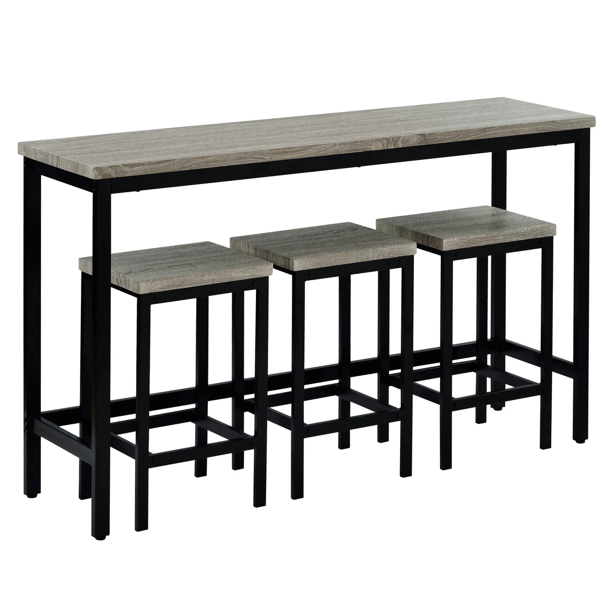 Counter Height Dining Set with 3 Stools for Small Spaces