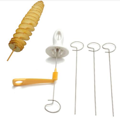 Spiral Potato Cutter with 4 Stainless Steel Spits