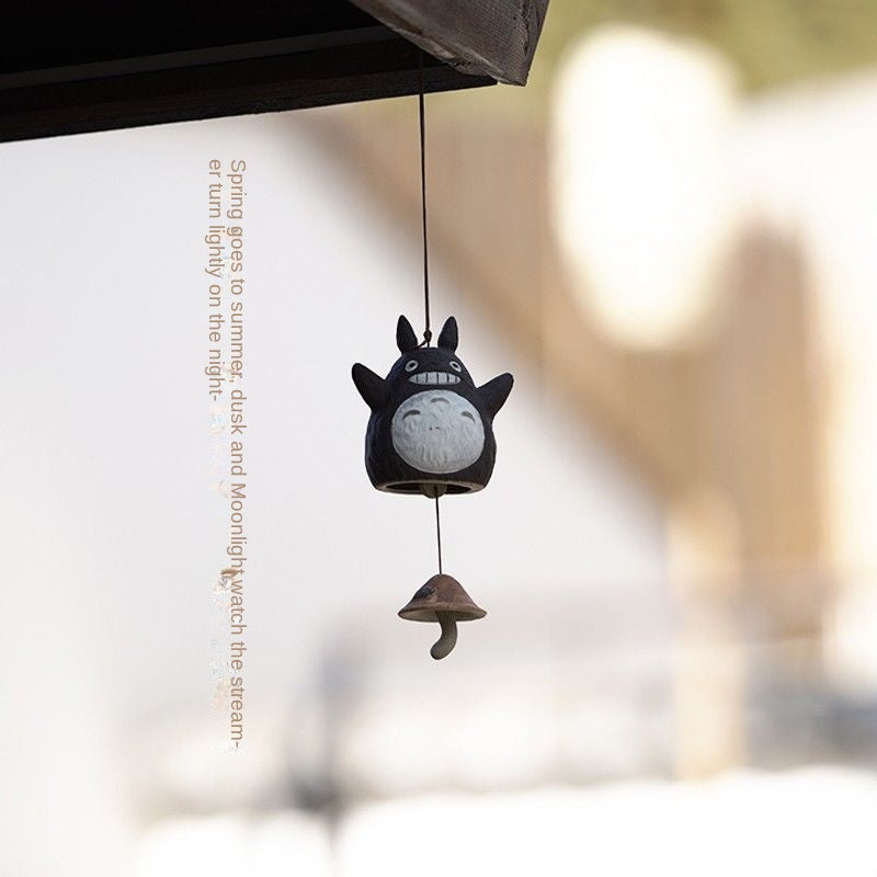 Totoro Wind Chime Ornament for Whimsical Outdoor Charm
