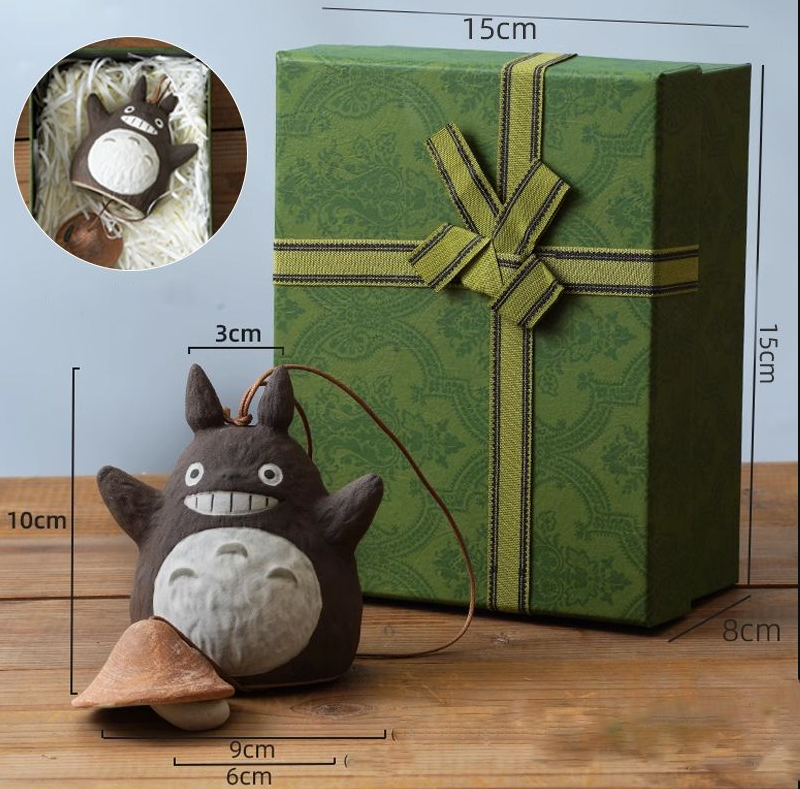 Totoro Wind Chime Ornament for Whimsical Outdoor Charm