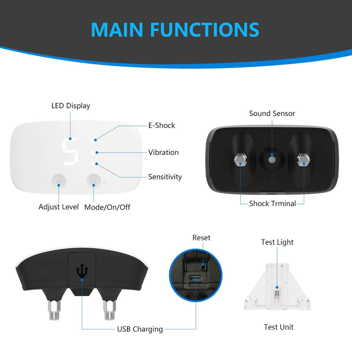Automatic Bark Control Collar With Smart Detection
