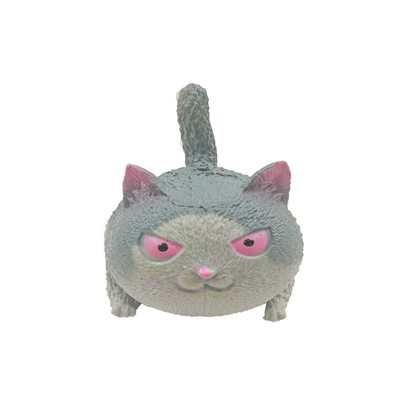 Angry Cat Stress Relief Toy for Playful Desk Breaks