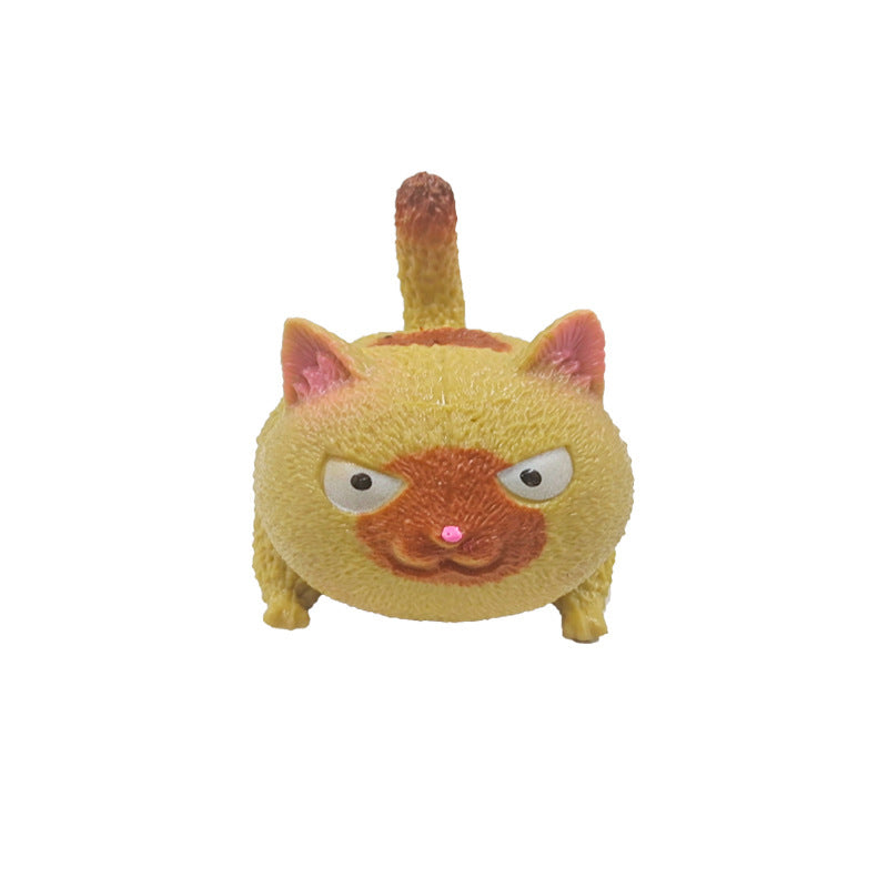 Angry Cat Stress Relief Toy for Playful Desk Breaks