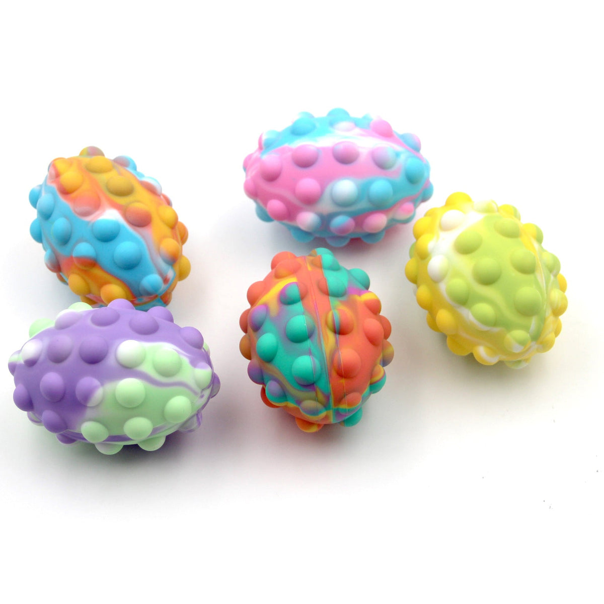 Textured Silicone Fidget Ball for Everyday Stress Relief