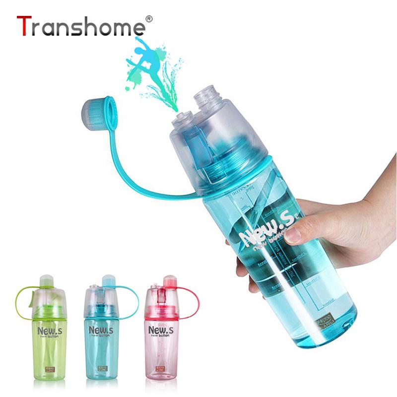 Spray Mist Water Bottle 600ml To Drink and Cool Off