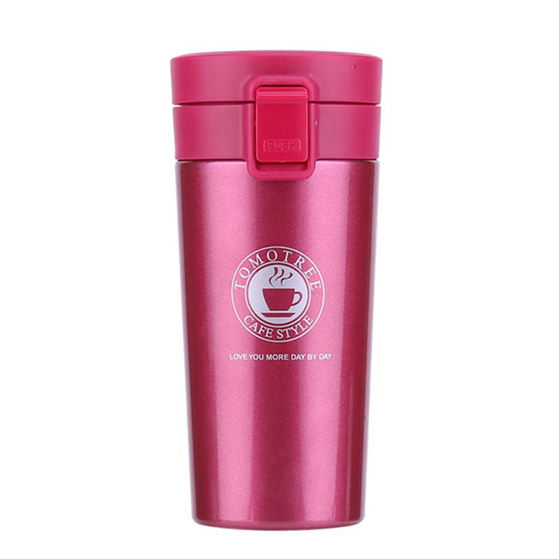 Stainless Steel Travel Mug 380ml Leak-Resistant Tumbler