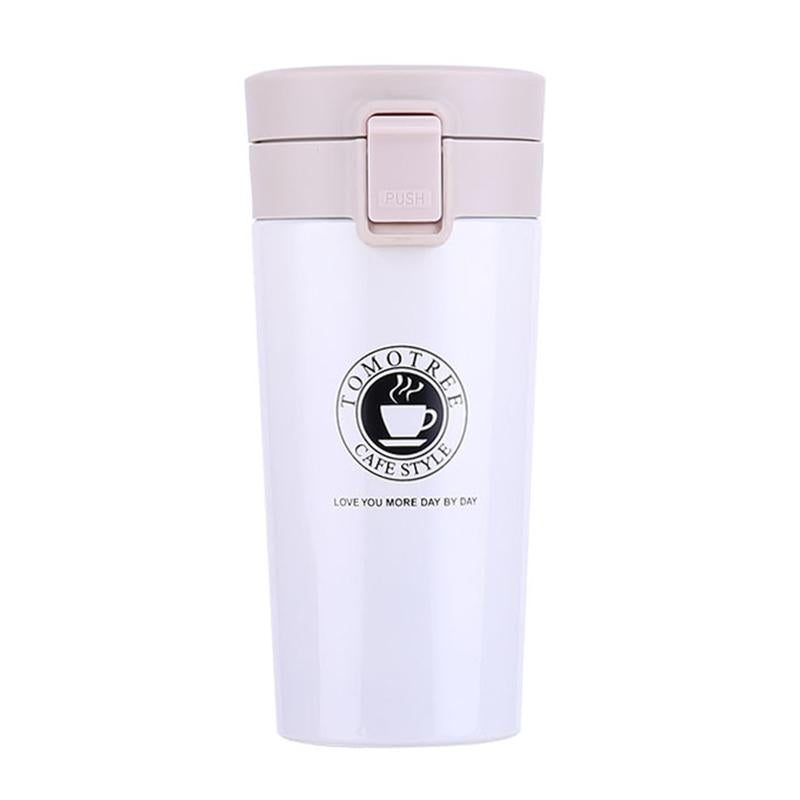 Stainless Steel Travel Mug 380ml Leak-Resistant Tumbler