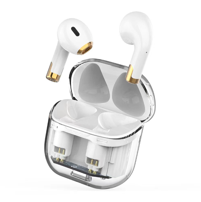 Transparent True Wireless Earbuds with Call Noise Reduction