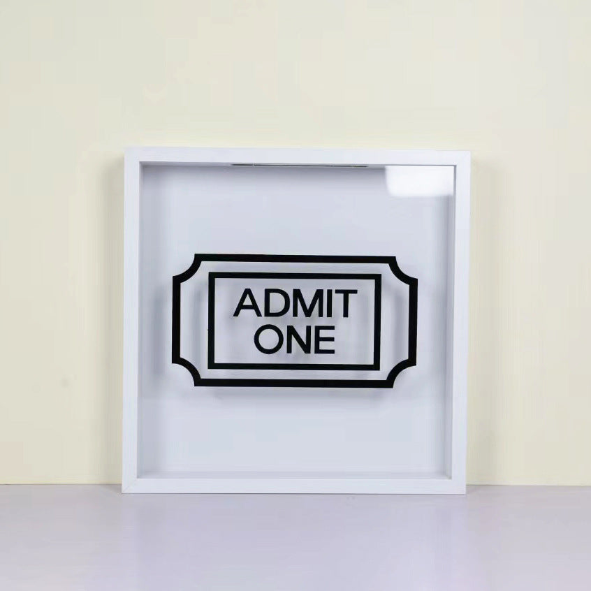 Shadow Box World Map Frame for Displaying Memories