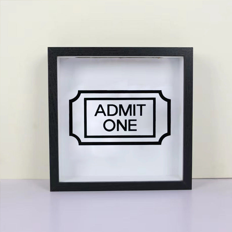 Shadow Box World Map Frame for Displaying Memories