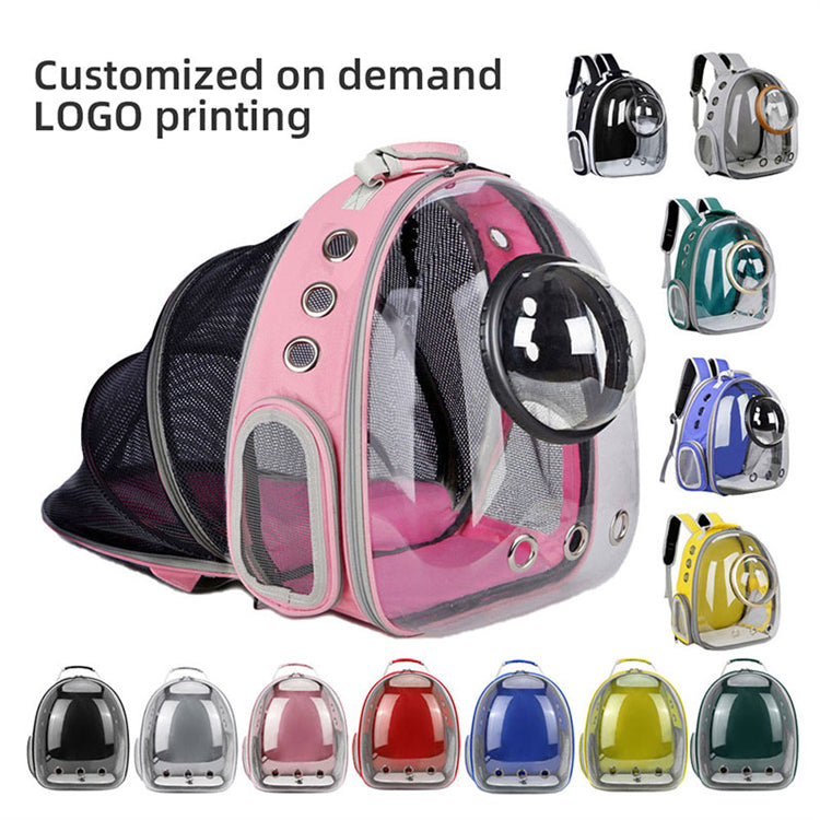 Transparent Pet Backpack for Visible, Breezy Travel
