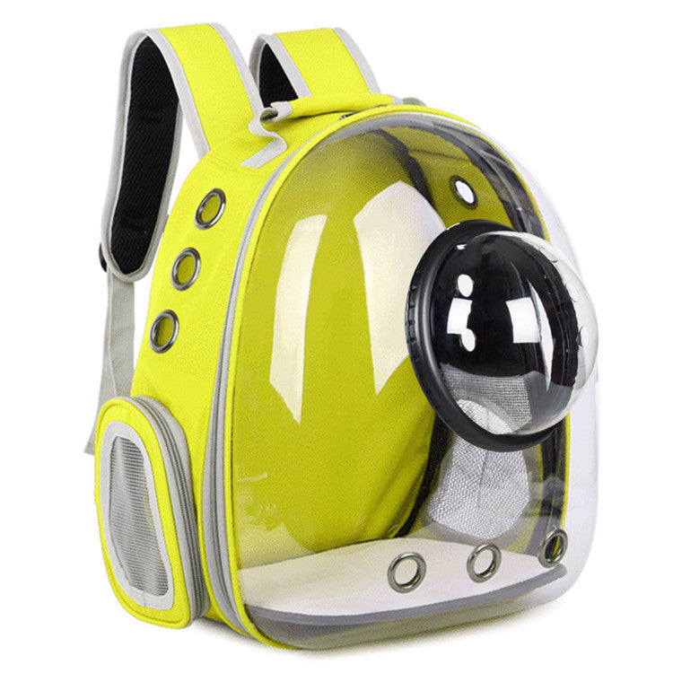 Transparent Pet Backpack for Visible, Breezy Travel