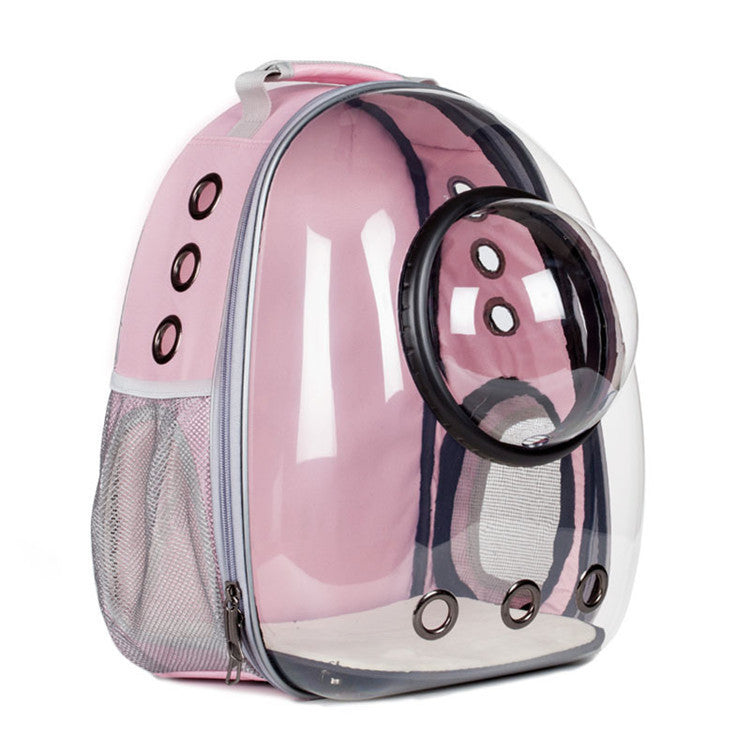 Transparent Pet Backpack for Visible, Breezy Travel