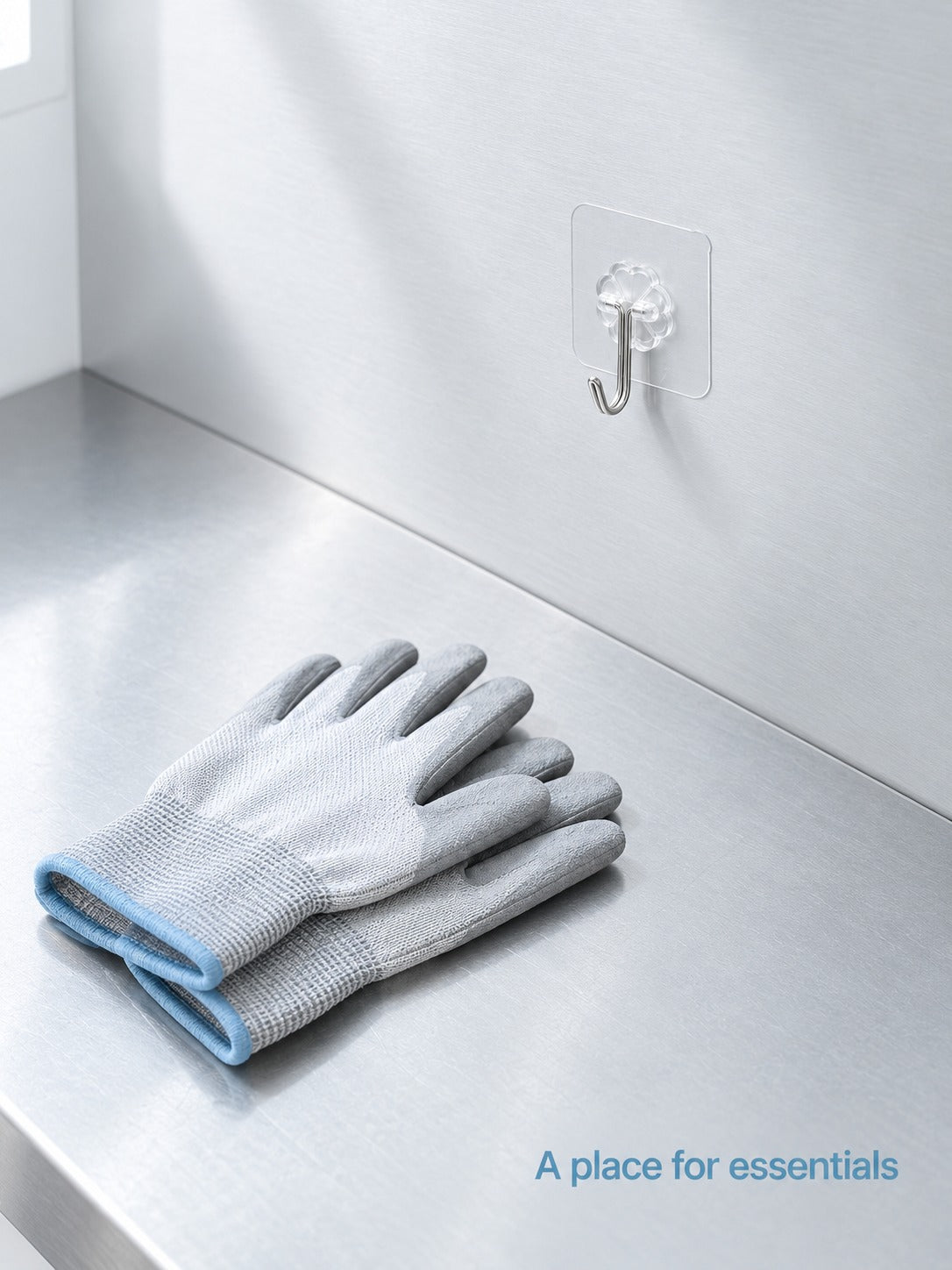 Transparent Sticky Wall Hooks: Drill-Free, No Wall Marks