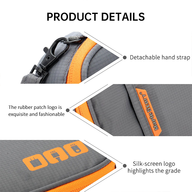 Travel Cable Organizer Bag for Tangle-Free Packing