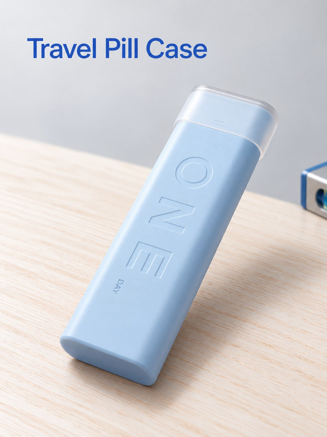 Travel Pill Box: Slim Carry-On Case for Daily Doses