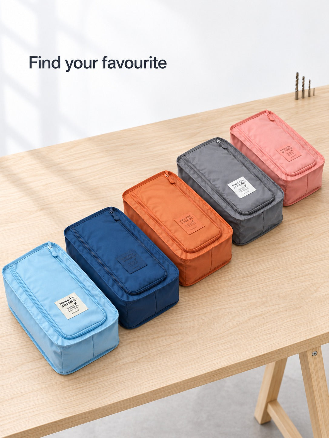 Travel Shoe Organizer Bag That Keeps Shoes Separate