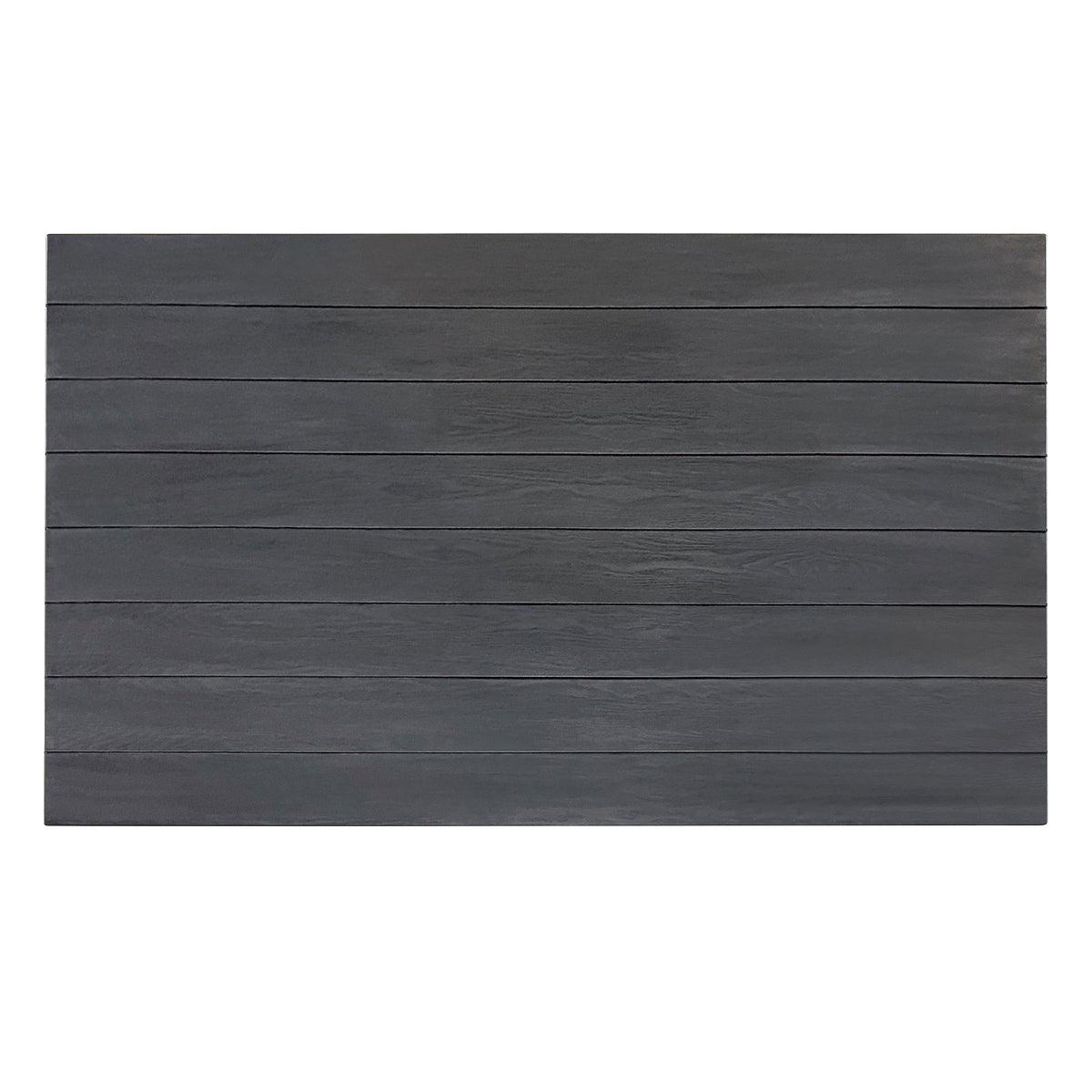 Gray Wood Dining Table Set with 2 Benches for 4 People