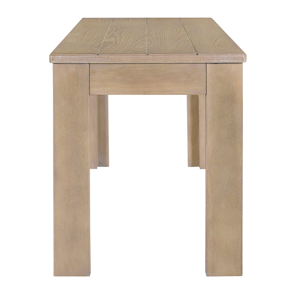 Retro Wood 3-Piece Dining Set for Four Guests
