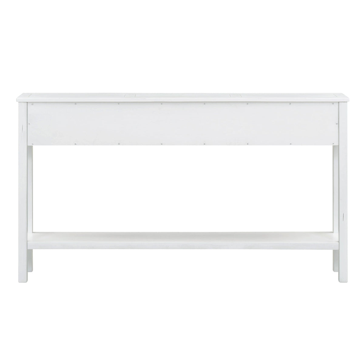 Farmhouse Entryway Console Table with 4 Drawers