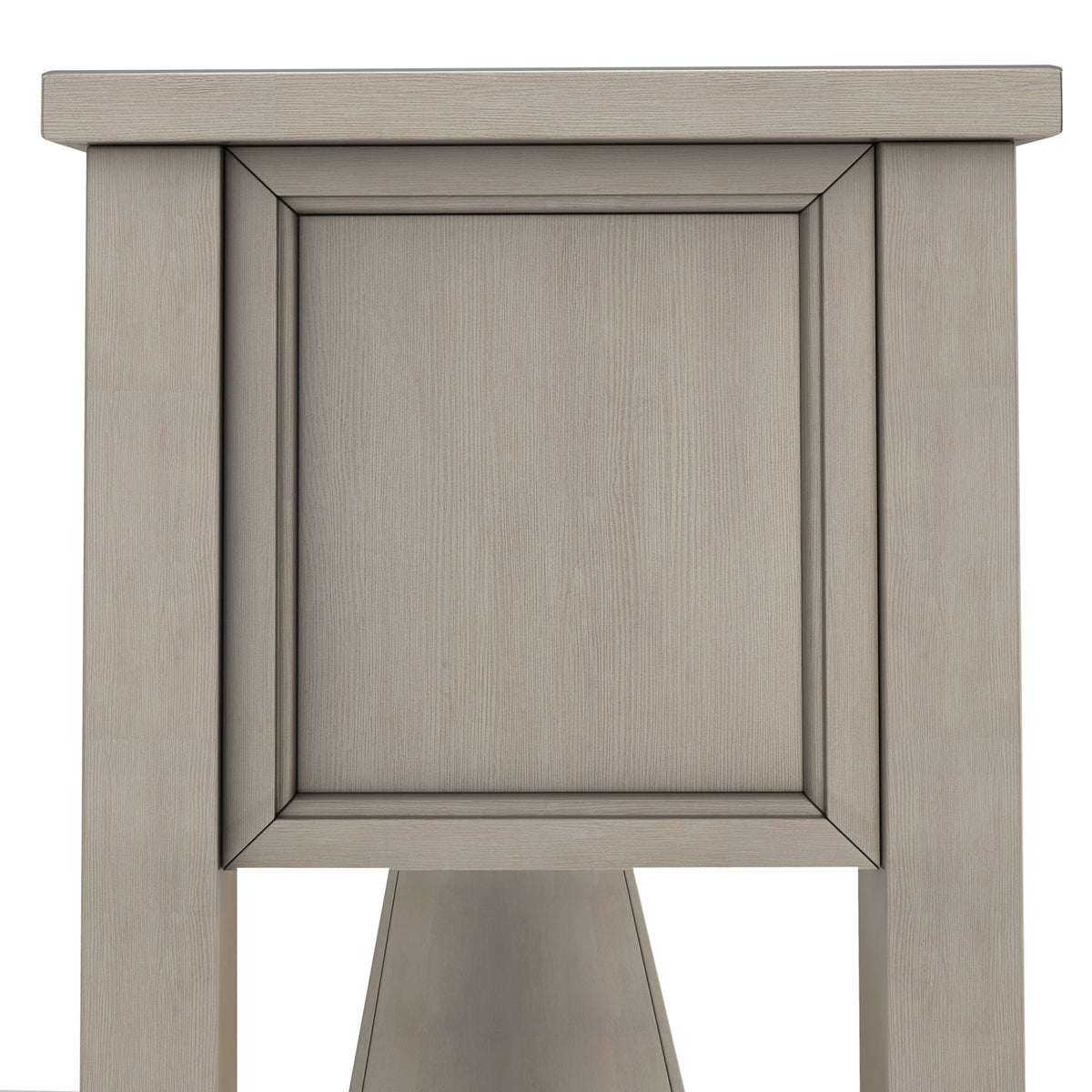 Rustic Entryway Console Table with Drawers and Shelf