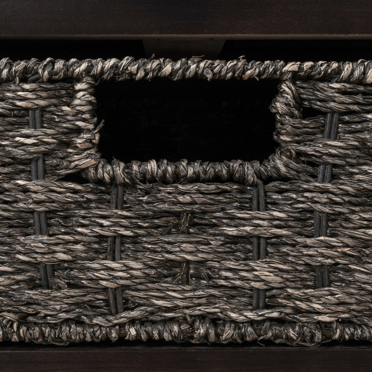 Entryway Storage Bench with Shoe Drawers and Basket