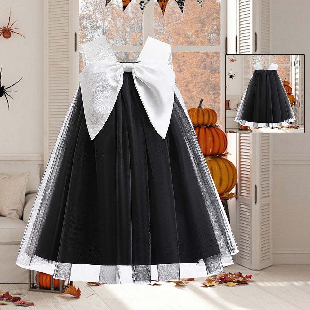 Girls' Halloween Costume Dress for Stage-Ready Drama
