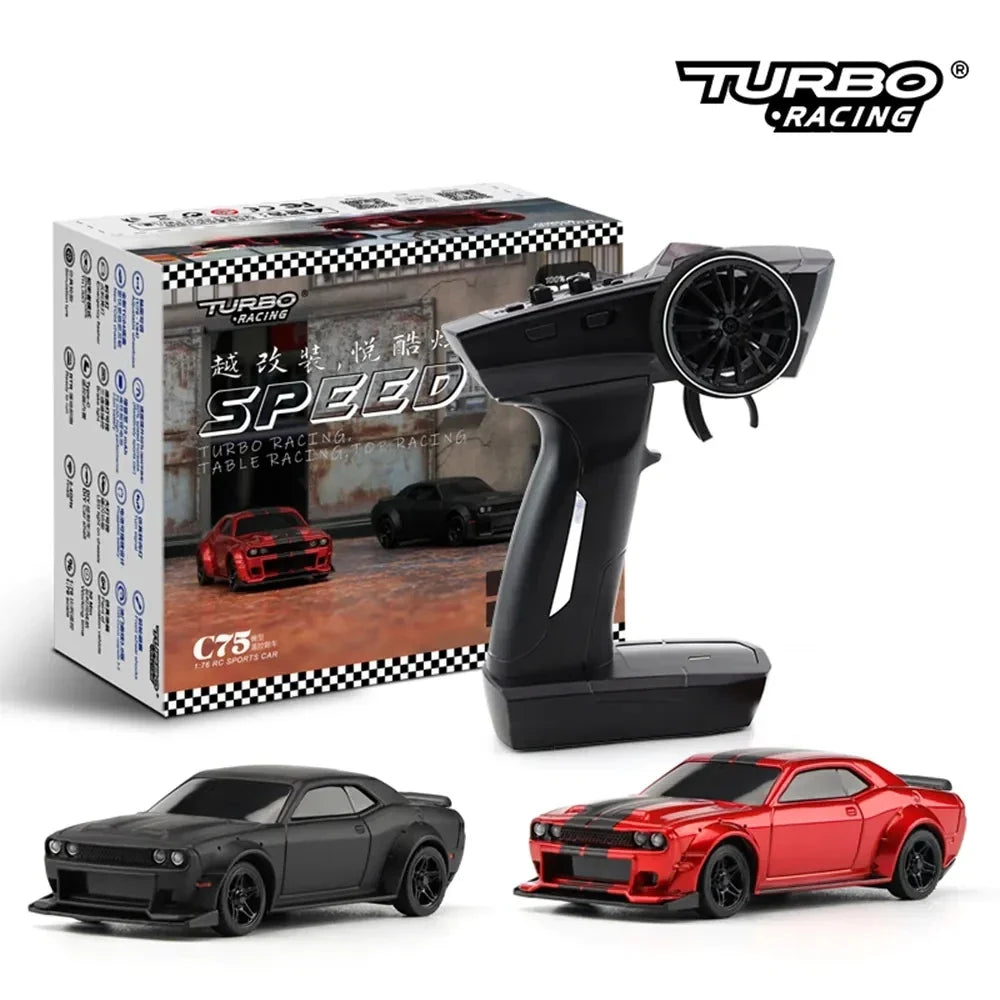 1:76 RC Car for Faster, Stable Indoor Tabletop Racing