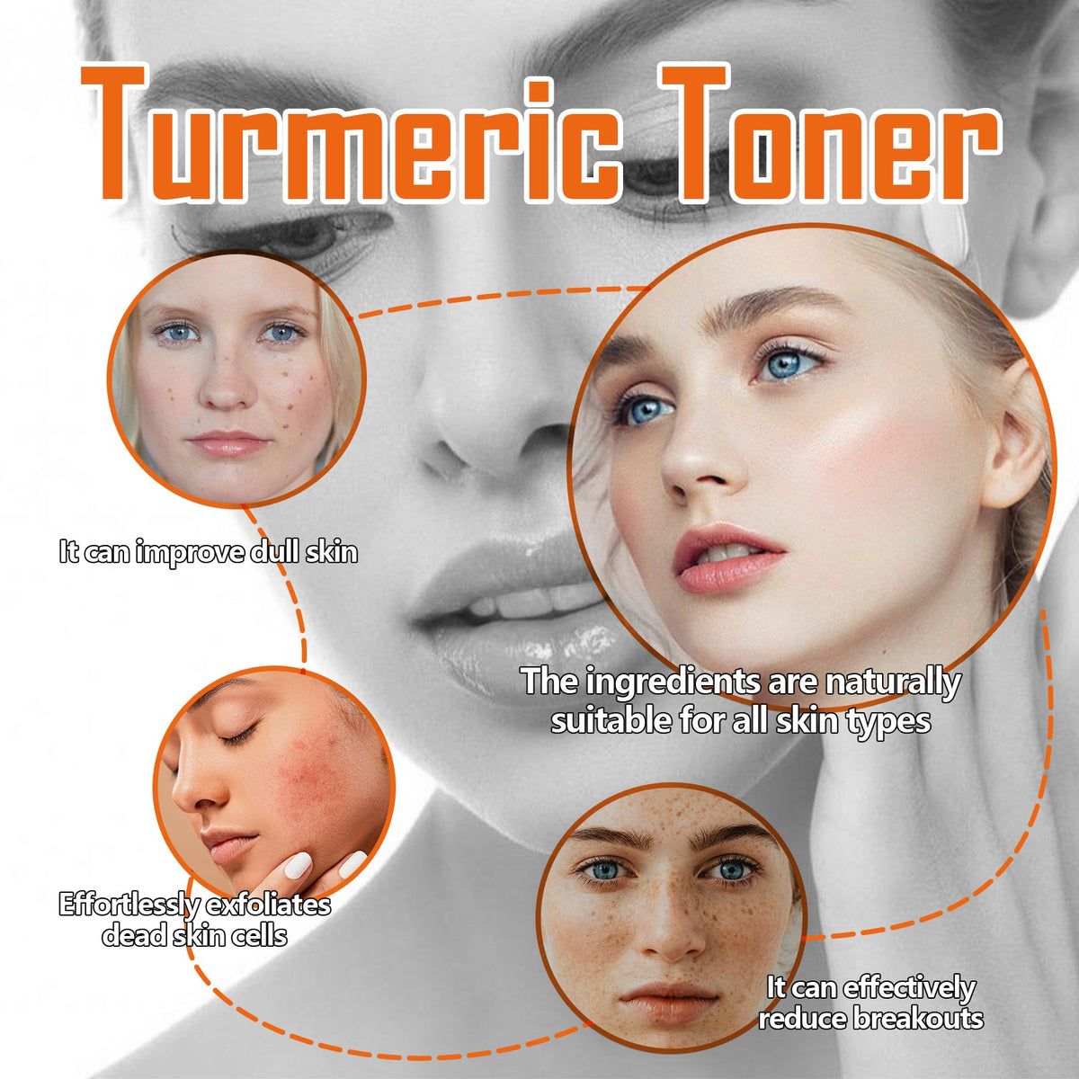Turmeric Toner for Dark Spots and Uneven Tone Glow