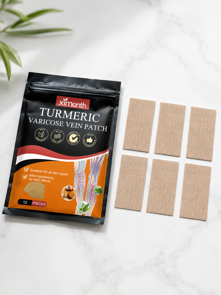 Turmeric Leg Patches — Soothing Relief for Visible Veins