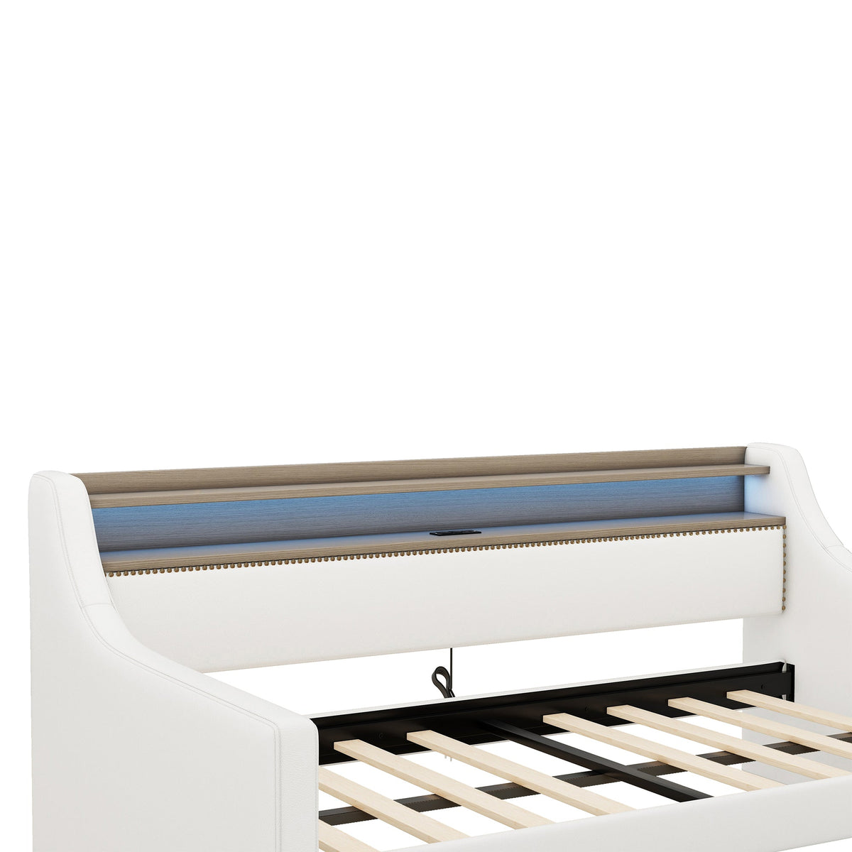 Twin Daybed with Drawers, Charging Station & LED Light