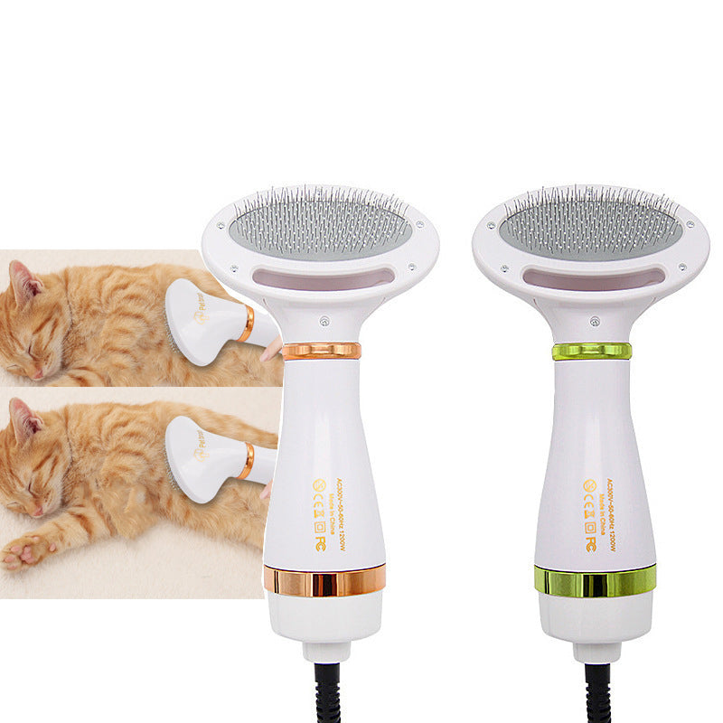 Two-in-One Pet Hair Dryer Comb for At-Home Grooming