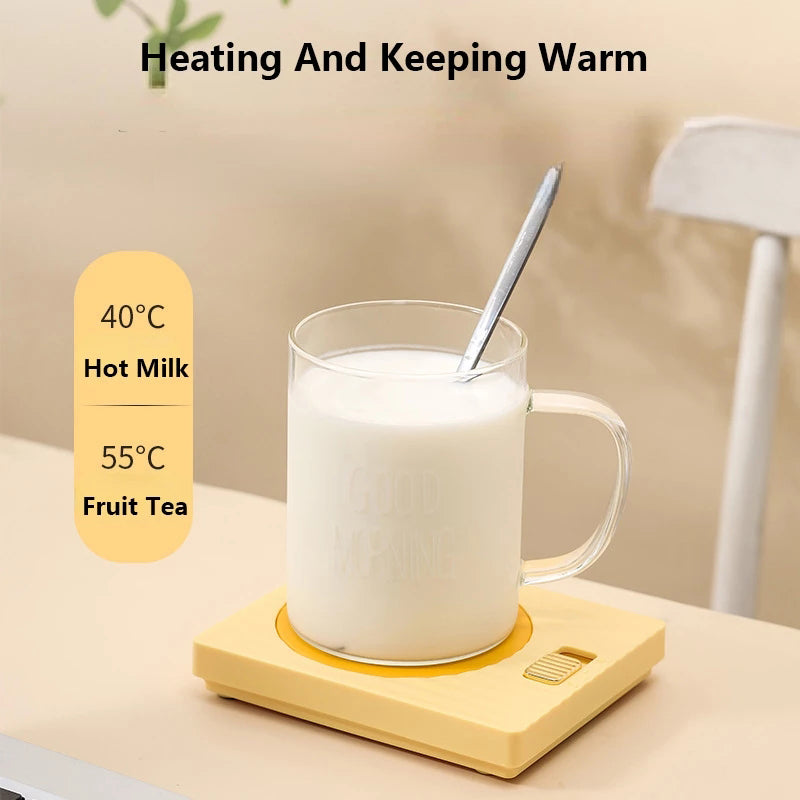 Two-Speed Heating Coaster for Keeping Coffee & Tea Warm