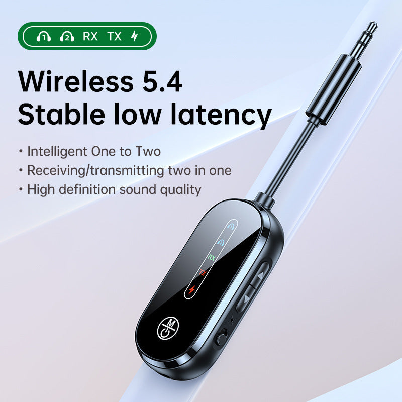 Bluetooth 5.4 Car Adapter: Receive & Transmit Audio