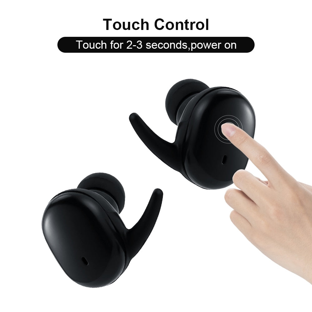 Bluetooth 5.0 Wireless Earbuds with Noise Reduction & Case