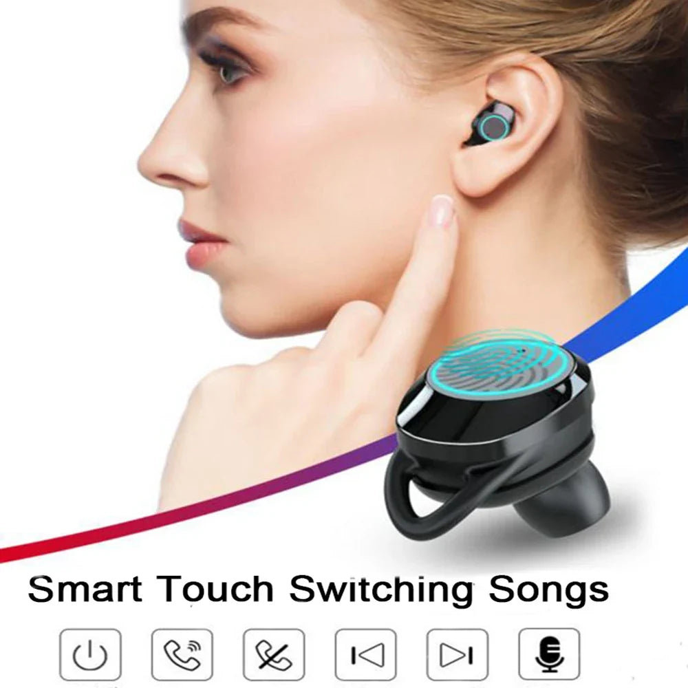 Waterproof IPX7 Wireless Earbuds with 3300mAh Battery