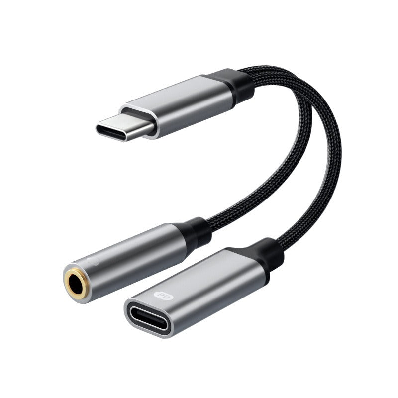 USB-C Headphone Adapter That Charges and Plays Audio